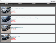 Tablet Screenshot of kaposauto.com